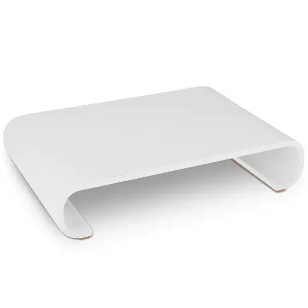 Navaris Ξύλινη Επιτραπέζια Βάση Οθόνης/Υπολογιστή (Καρυδιά Λευκό) - Image 2