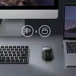Ugreen ergonomic wireless mouse MU101 Bluetooth / 2.4 GHz (Μπλέ) - Image 7