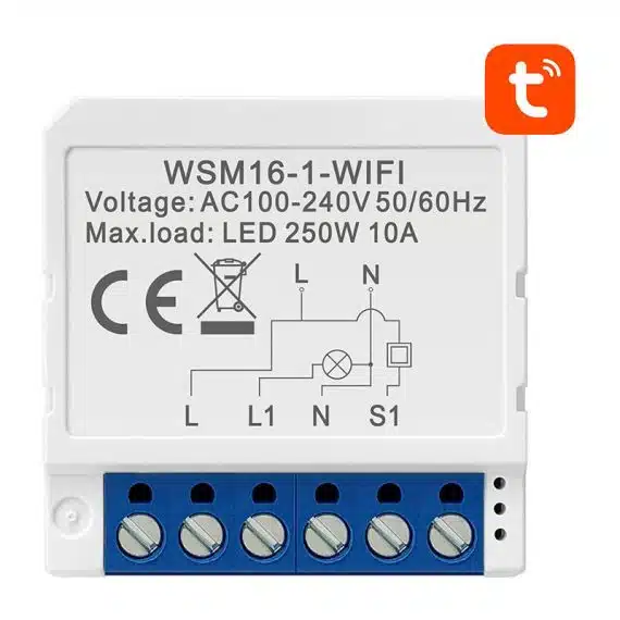 Avatto Smart Switch Module WiFi WSM16-W1 TUYA