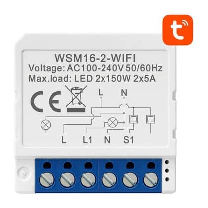 Avatto Smart Switch Module WiFi WSM16-W2 TUYA