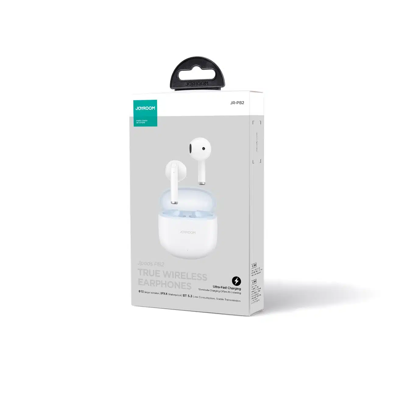 TWS Joyroom Jpods Series JR-PB2 IPX4 Wireless Earphones - Λευκό - Image 2