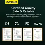 Baseus fast network cable RJ-45 cat.8 40Gbps 5m braided - Μαύρο - Image 18