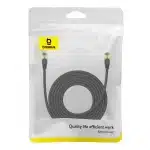 Baseus fast network cable RJ-45 cat.8 40Gbps 5m braided - Μαύρο - Image 5
