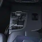 Baseus Enjoyment USB-A car charger with USB-C / Lightning 60W cable - Μαύρο - Image 16