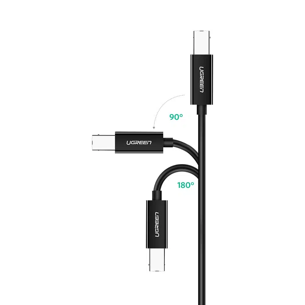 Ugreen καλώδιο USB-C 2.0 - USB-B 1m (Μαύρο) (US241) - Image 2