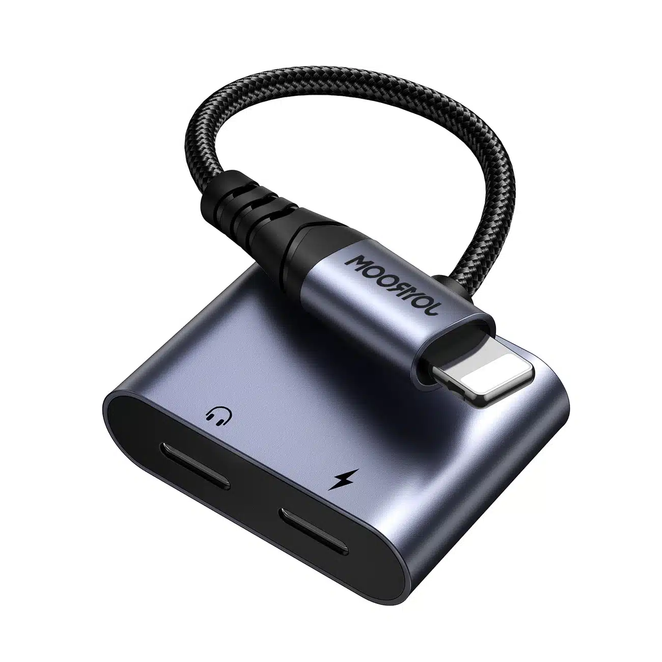 Joyroom SY-L02 Lightning to 2x Lightning DAC adapter 2in1 - Μαύρο - Image 3