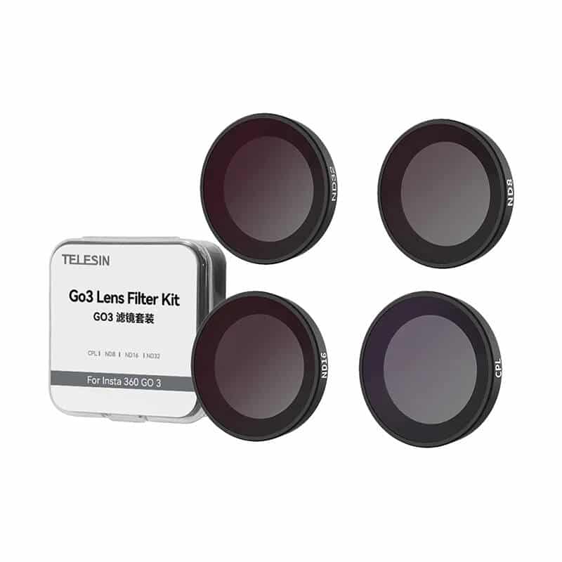 Telesin Lens filter Set CPL/ND8/ND16/ND32 for Insta360 GO3 - Image 5