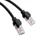 Baseus High Speed ​​Cat 5 RJ-45 Ethernet cable 1000Mb/s 1m round - Μαύρο - Image 8