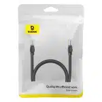 Baseus High Speed ​​Cat 5 RJ-45 Ethernet cable 1000Mb/s 1m round - Μαύρο - Image 5