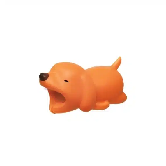 Dog-shaped phone cable cover