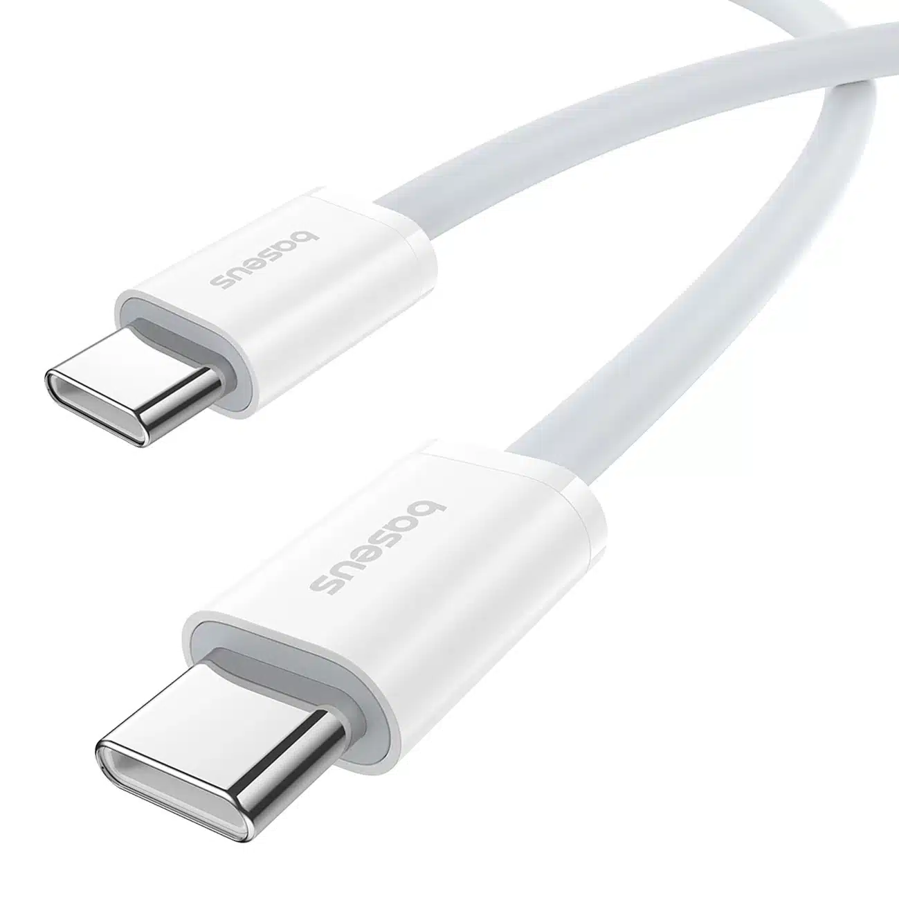 Baseus Superior Series ll USB-C - USB-C 30W 480Mb/s cable 1m - Λευκό - Image 2