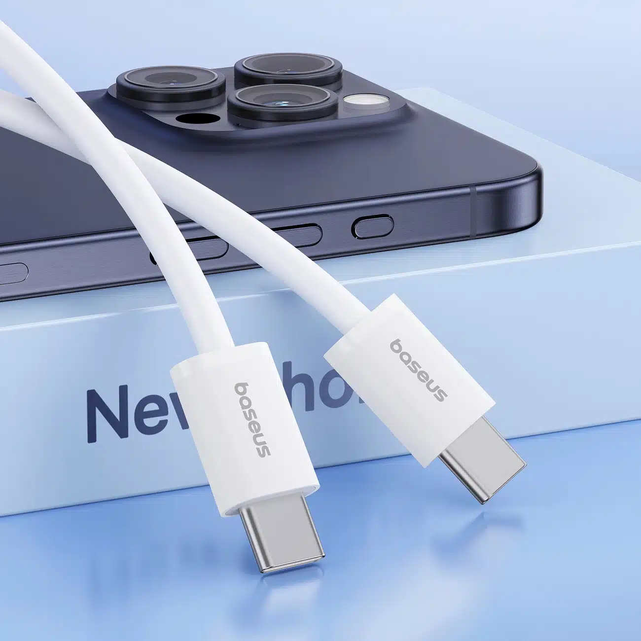 Baseus Superior Series ll USB-C - USB-C 30W 480Mb/s cable 1m - Λευκό - Image 7