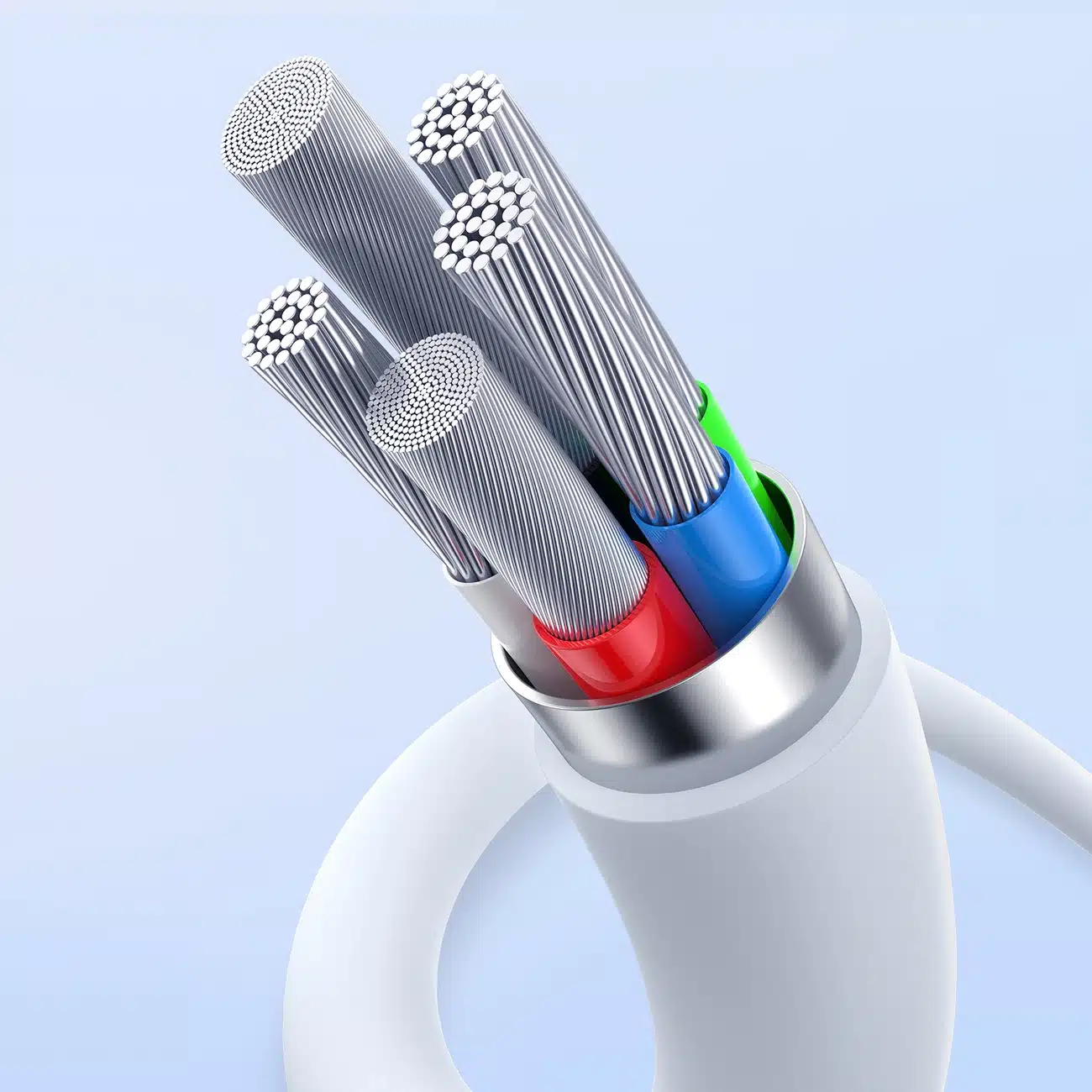 Baseus Superior Series ll USB-C - USB-C 30W 480Mb/s cable 1m - Λευκό - Image 9