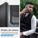 Spigen Rugged Armor - θήκη για Samsung Galaxy S24+ - Μαύρο - Image 12