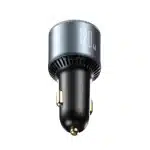 Joyroom JR-CCN07 car charger 120W 2xUSB-C USB-A + USB-C cable 100W - dark Γκρί - Image 3