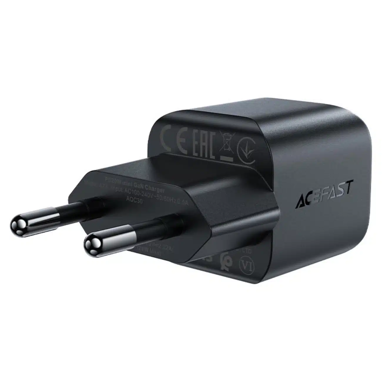 Acefast A73 Mini PD 20W GaN USB-C wall charger - Μαύρο - Image 4