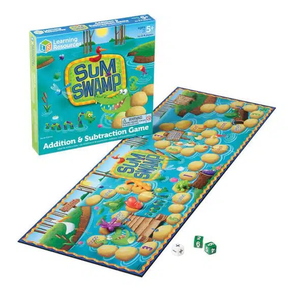 Learning Resources Sum Swamp Addition & Subtraction Game LER 5052