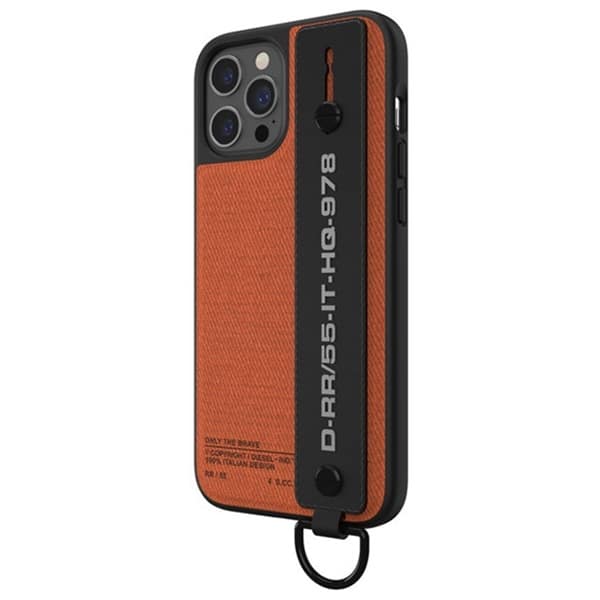 Diesel Handstrap Case Utility Twill - Apple iPhone 12 Pro Max - Μαύρο - Image 3