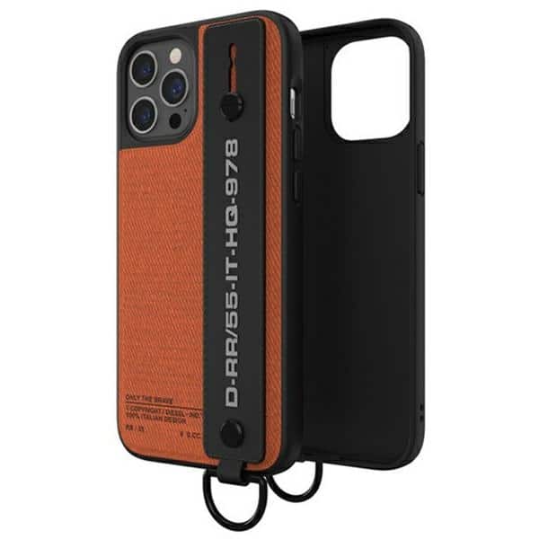 Diesel Handstrap Case Utility Twill - Apple iPhone 12 Pro Max - Μαύρο - Image 6