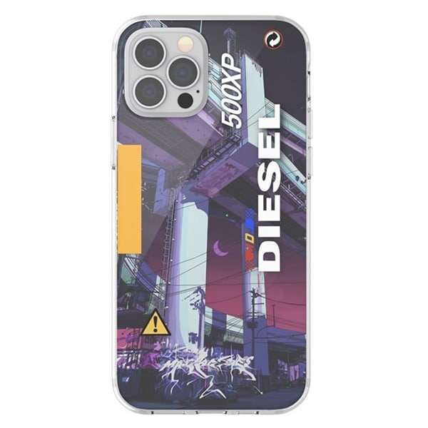 Diesel Clear Case Mad Dog Jones AOP - Apple iPhone 12 / Pro - Πολύχρωμο - Image 2