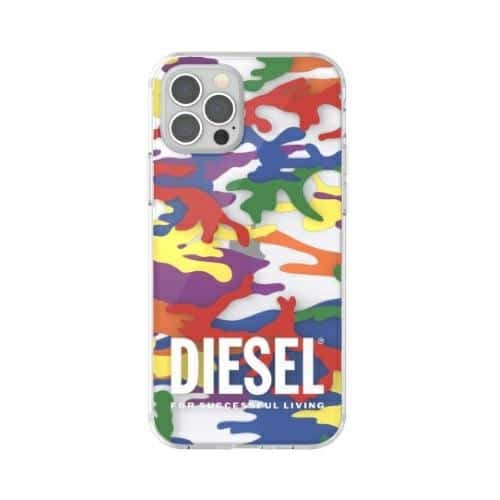 Diesel Clear Case Pride Camo AOP - Apple iPhone 12 Pro Max - Πολύχρωμο - Image 2