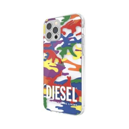 Diesel Clear Case Pride Camo AOP - Apple iPhone 12 Pro Max - Πολύχρωμο - Image 3