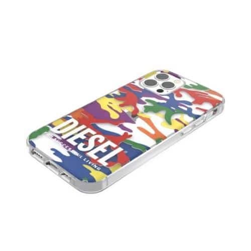 Diesel Clear Case Pride Camo AOP - Apple iPhone 12 Pro Max - Πολύχρωμο - Image 5