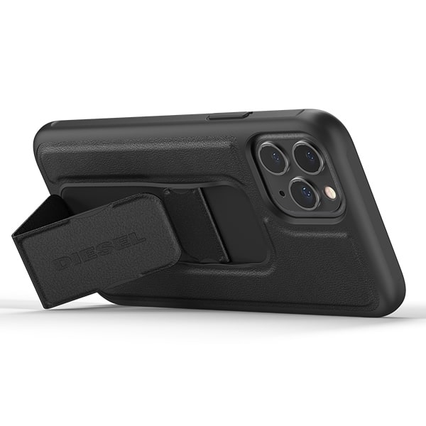 Diesel Grip Case Leather Look - Apple iPhone 12 / Pro - Μαύρο - Image 2