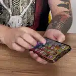 Wozinsky Super Durable Full Glue Tempered Glass Full Screen With Frame Case Friendly TCL 30 5G Μαύρο - Image 11