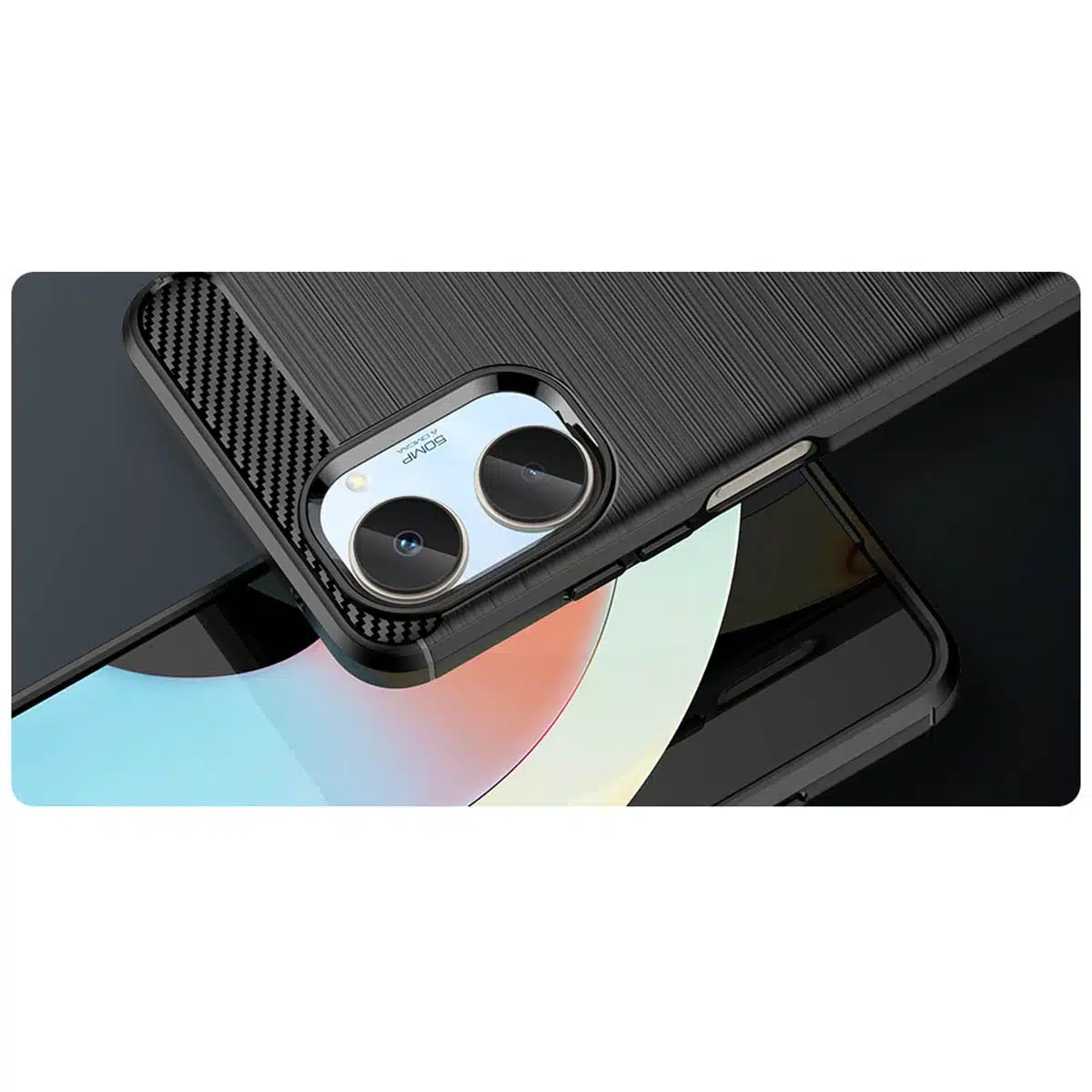 OEM Carbon Case - θήκη για Realme 10 - Μαύρο - Image 10