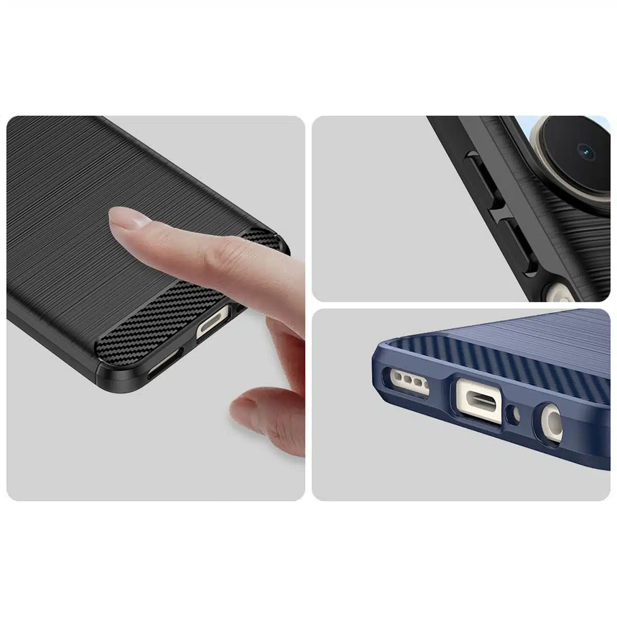 OEM Carbon Case - θήκη για Realme 10 - Μαύρο - Image 11