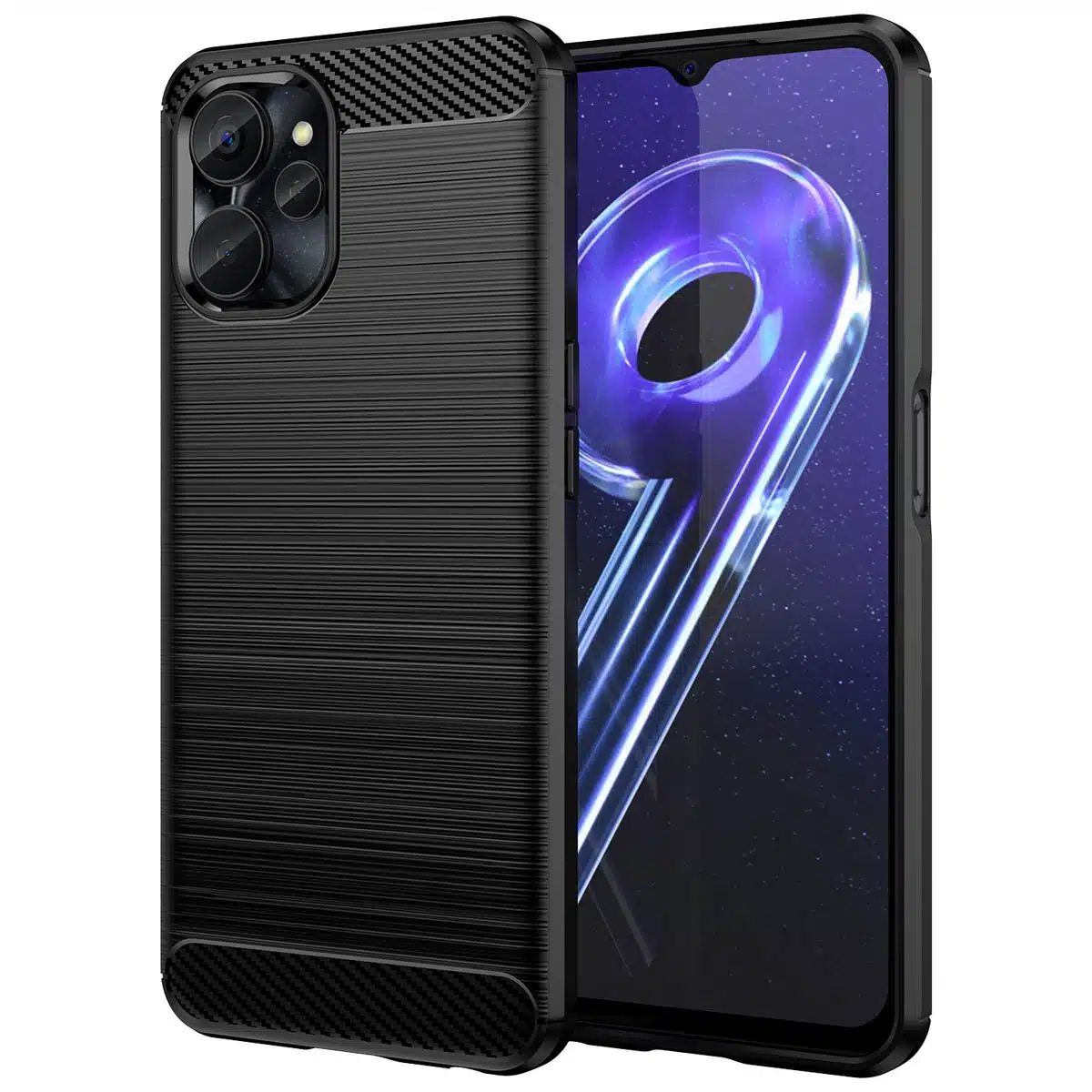 OEM Carbon Case - θήκη για Realme 10 5G / 9i - Μαύρο - Image 2