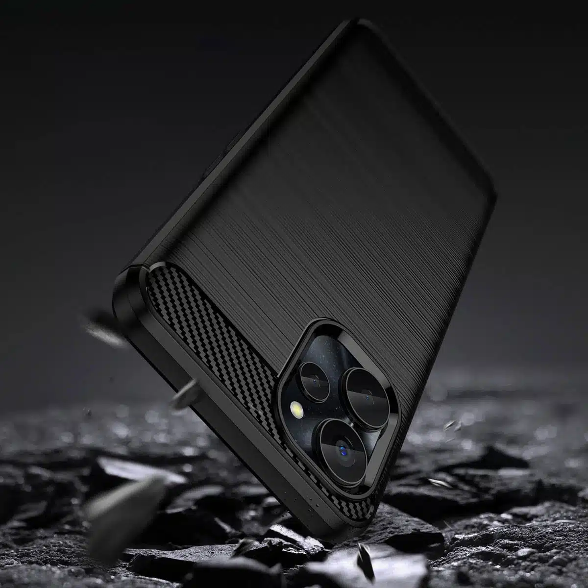 OEM Carbon Case - θήκη για Realme 10 5G / 9i - Μαύρο - Image 4