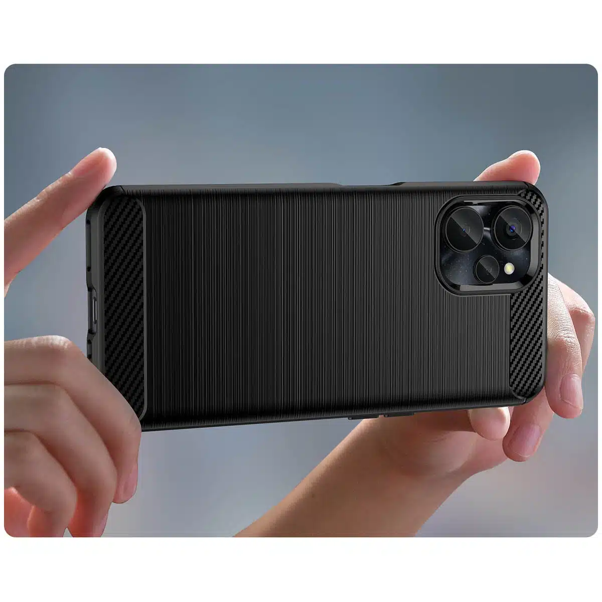 OEM Carbon Case - θήκη για Realme 10 5G / 9i - Μαύρο - Image 6