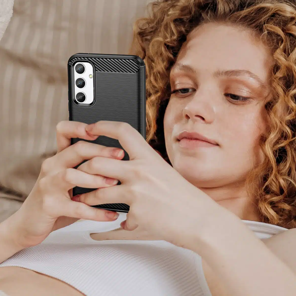 OEM Carbon Case - θήκη για Realme 10 Pro - Μαύρο - Image 7
