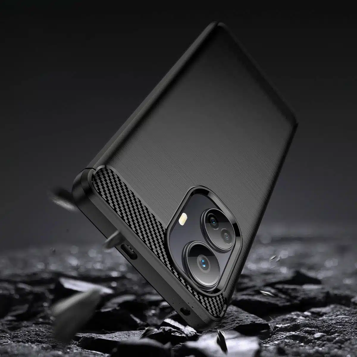 OEM Carbon Case - θήκη για Realme 10 Pro+ - Μαύρο - Image 4