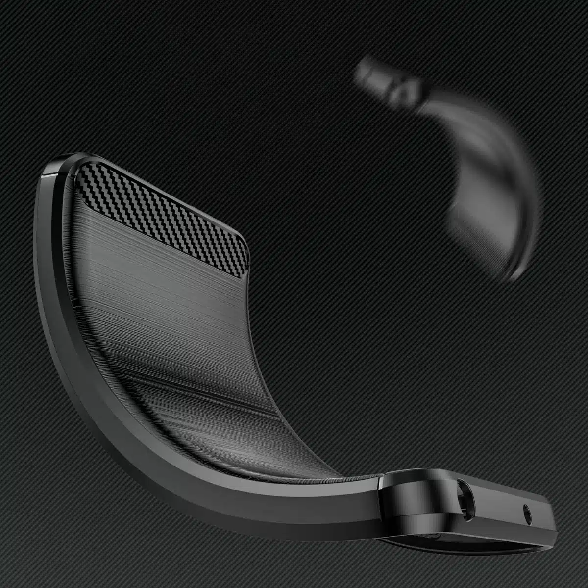 OEM Carbon Case - θήκη για Realme 10 Pro+ - Μαύρο - Image 5