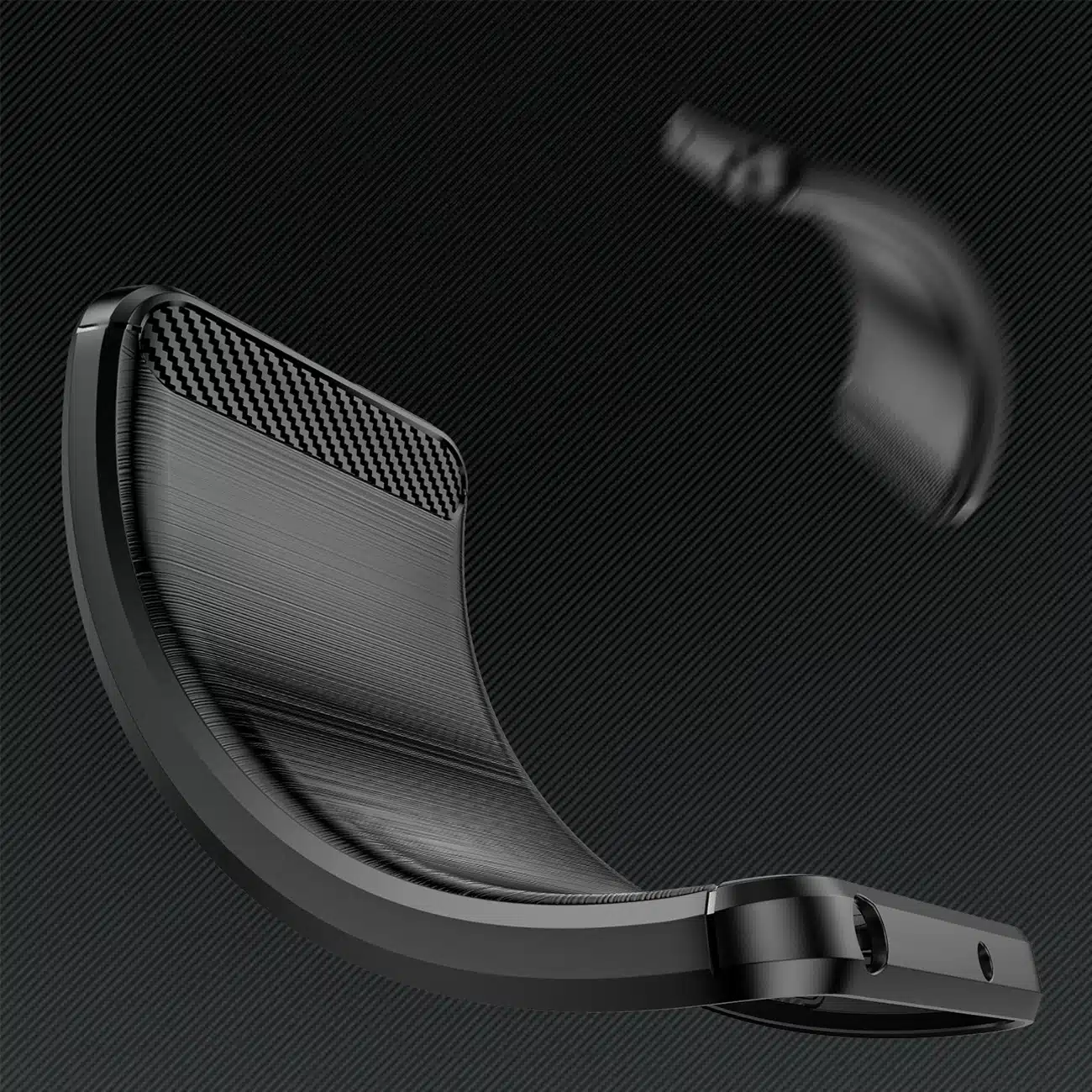 OEM Carbon Case - θήκη για Infinix Hot 12 Pro - Μαύρο - Image 4