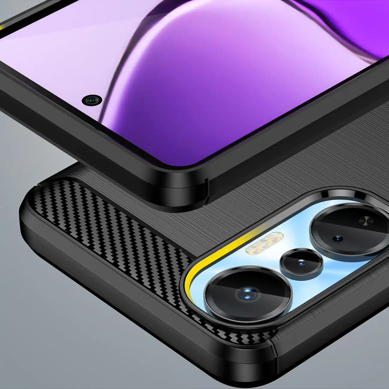 OEM Carbon Case - θήκη για Infinix Hot 20S - Μαύρο - Image 6