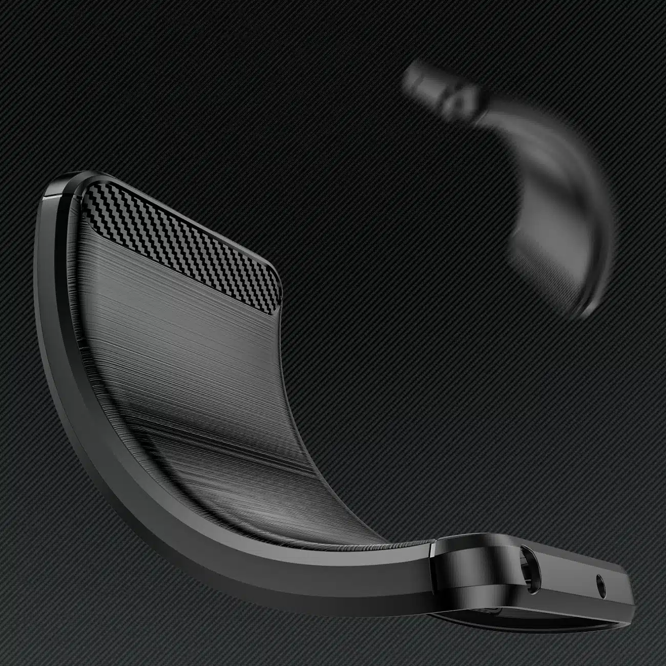 OEM Carbon Case - θήκη για Infinix Hot 12 Play NFC / - Μαύρο - Image 4