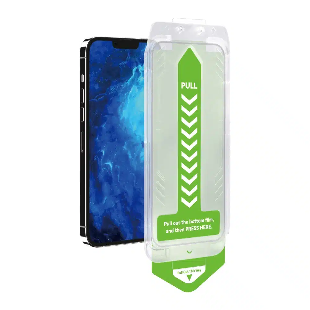 9H tempered glass with mounting frame for iPhone 15 Plus Wozinsky Premium Glass - Μαύρο - Image 2