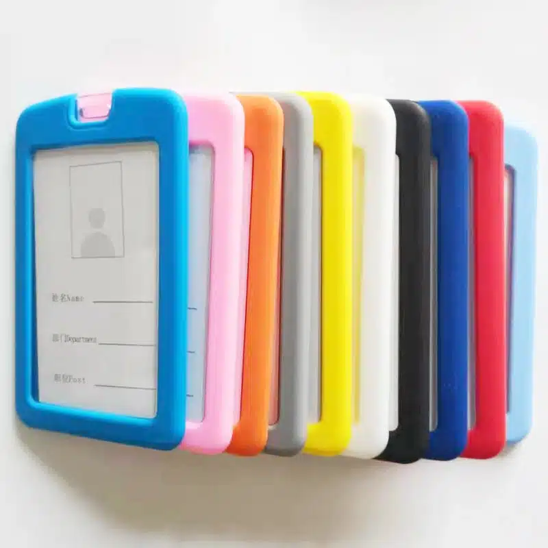 ID badge holder with lanyard - Γκρί - Image 3