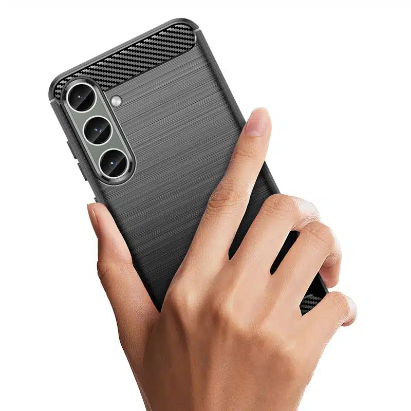 OEM Carbon Case - θήκη για Samsung Galaxy S24+ - Μαύρο - Image 3