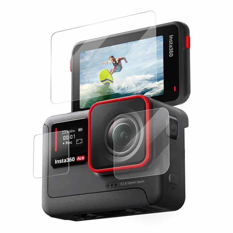 Tempered glass film TELESIN for Insta360 Ace Pro - Image 2