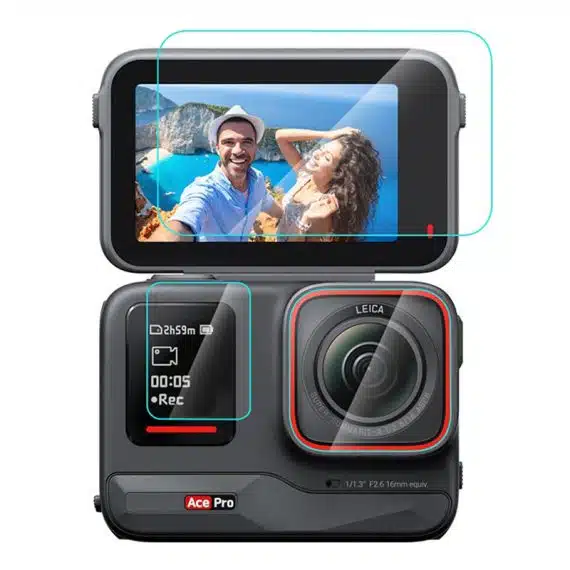 3 σε 1 Προστατευτικό Γυαλί PULUZ Για Insta360 Ace Pro (PU951T)