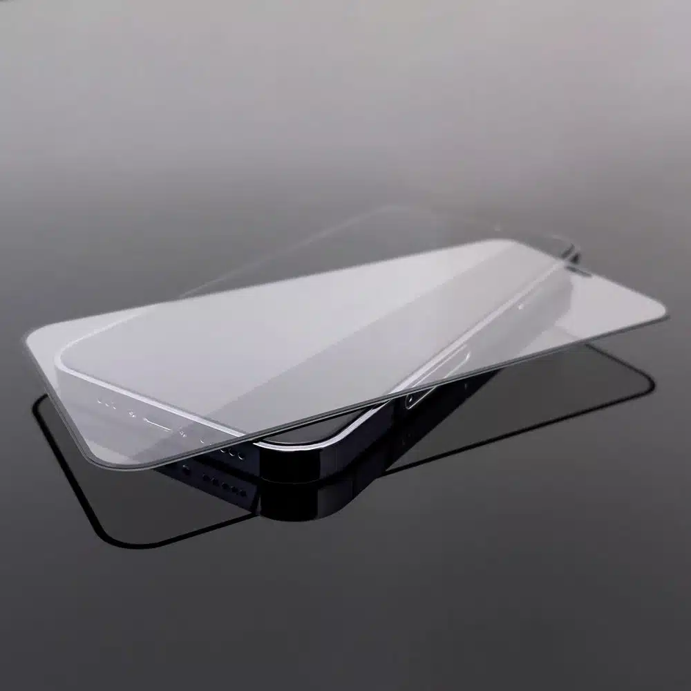Wozinsky super tough full glue tempered glass full screen with frame case friendly Apple iphone xr / iphone 11 Μαύρο - Image 2