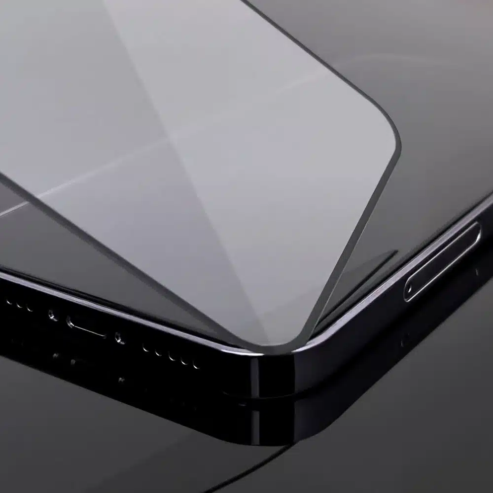 Wozinsky super tough full glue tempered glass full screen with frame case friendly Apple iphone xr / iphone 11 Μαύρο - Image 3