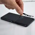 3D Edge Nano Flexi Glass Hybrid Full Screen Protector with frame for Samsung Galaxy S21+ 5G (S21 Plus 5G) Μαύρο - Image 16