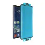 3D Edge Nano Flexi Glass Hybrid Full Screen Protector with frame for Samsung Galaxy S21+ 5G (S21 Plus 5G) Μαύρο - Image 17