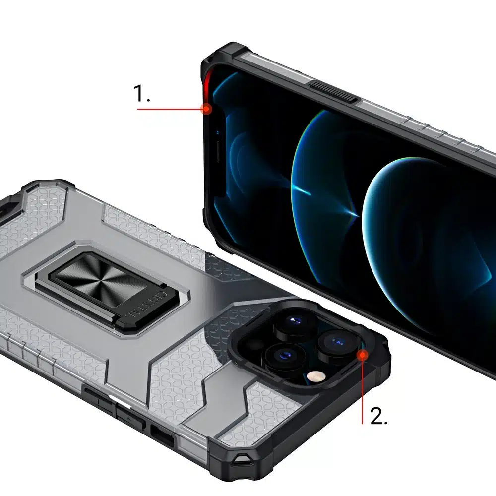OEM Crystal Ring Case - θήκη για Apple iPhone 11 Pro - Κόκκινο - Image 8